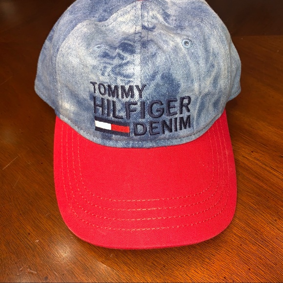 Tommy Hilfiger Other - Tommy Hilfiger Acid Wash Denim Hat NWT